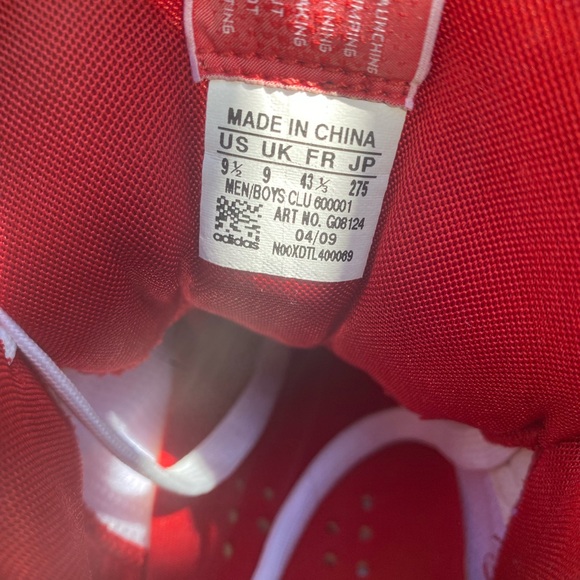 Adidas TS Commander LT G08124 Red White Basketball Shoes - Picture 7 of 8